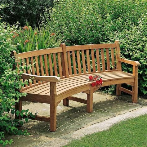 Barlow Tyrie Glenham Teak Curved Garden Bench Seat — Mid Ulster Garden Centre Hortus Vitae Ltd
