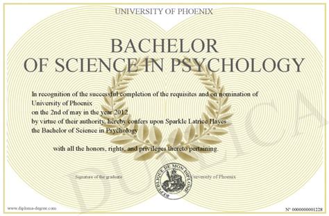 Bachelor Of Science In Psychology