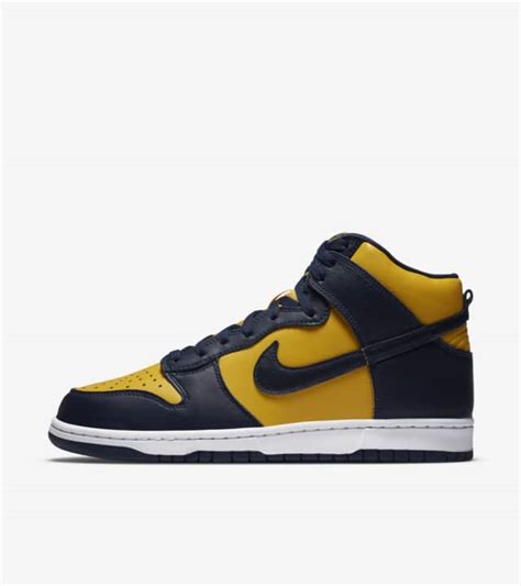 Dunk High Maize And Blue — Releasedatum Nike Snkrs Be