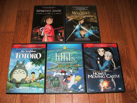 Disney S Ghibli Studios Hayao Miyazaki DVDs My Neighbor Totoro Kiki