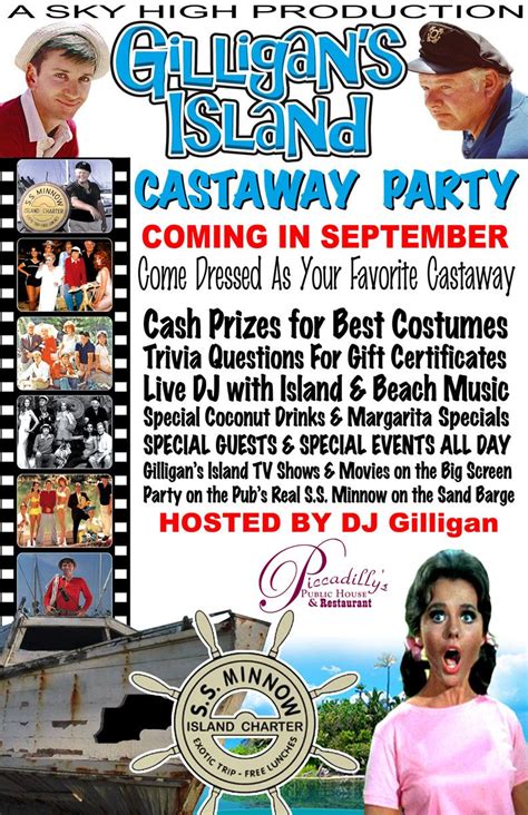 Gilligans Island Party Dj Skyhigh Hosts The First Annuel Gilligans