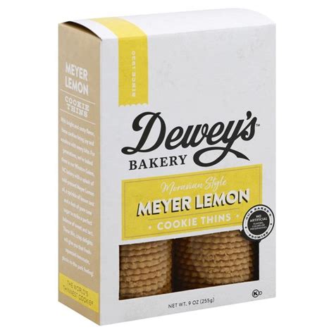 Dewey S Bakery Meyer Lemon Cookie Thins TVaneka