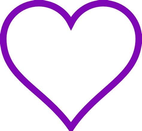 Pretty Hearts Purple 3d Love Heart With Transparent Background