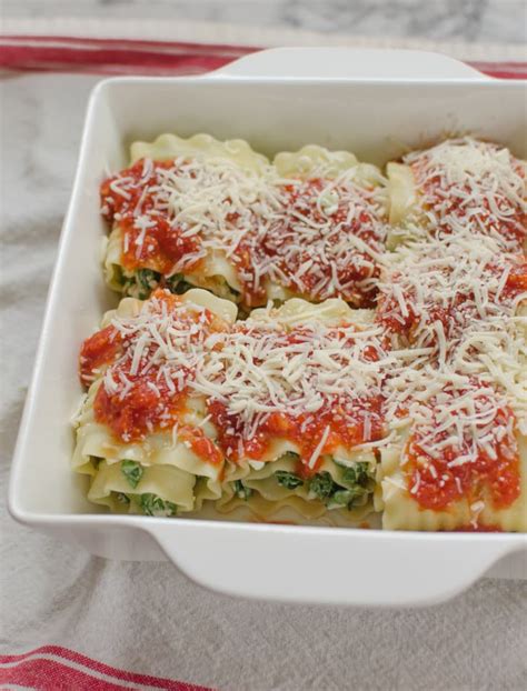 Spinach Lasagna Roll Ups The Kitchn