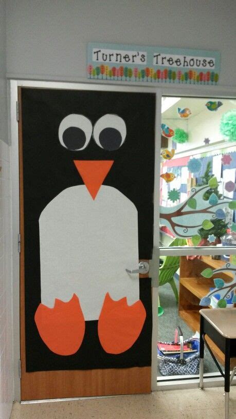 Penguin Door Decor For My Classroom Trying To Stay With My Bird Theme