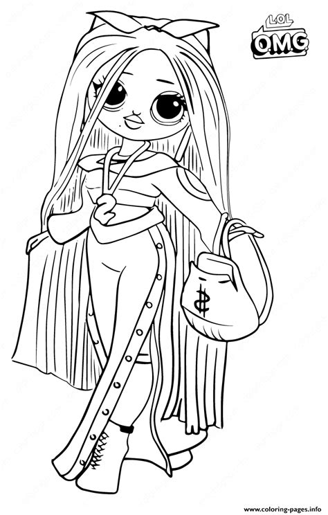 Girl Swag Coloring Pages
