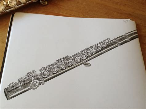 Flute Drawing At Getdrawings Free Download