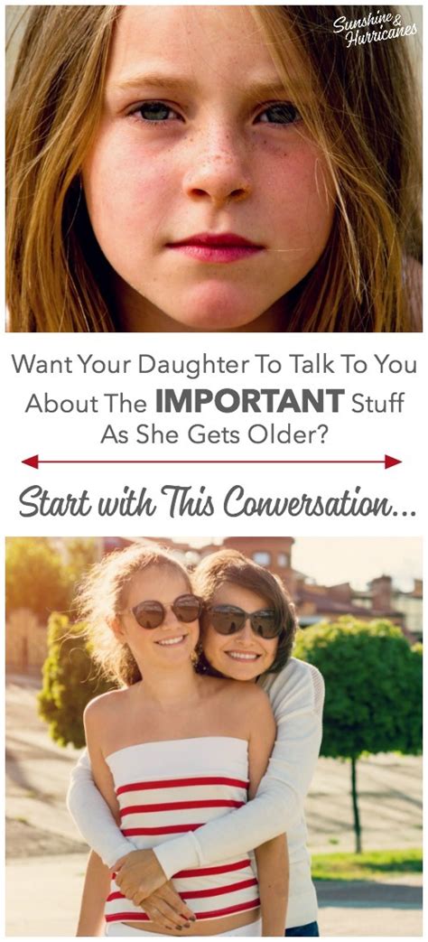 talking to your daughter about her period is key to getting her to talk to you