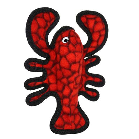 Tuffy Toys Tough Dog Toy Sea Creatures Larry Lobster Peticular