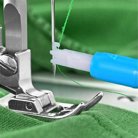 Now Hassle Free Insert Thread And Needle Inserting The Thread Through
