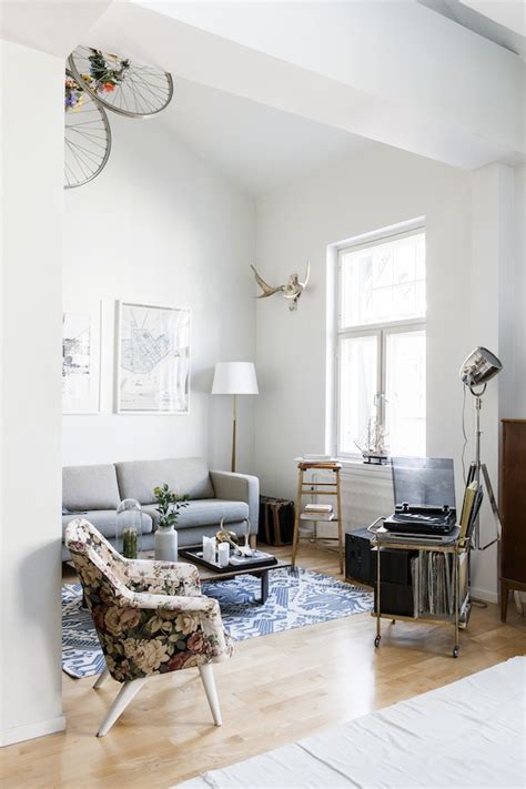 Home Tour Relaxed Finnish Interior With Green And