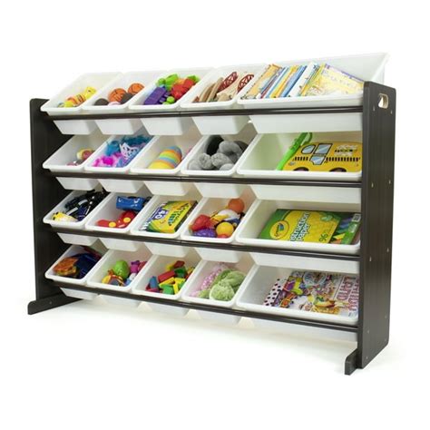 Humble Crew Espresso Extra Large Toy Storage Organizer With 20 Storage