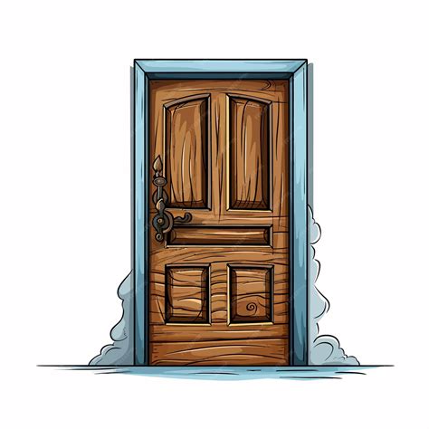 premium vector knocking door vector illustrated