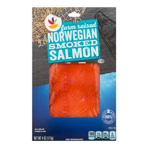 Save On Our Brand Norwegian Smoked Salmon Farm Raised Pre Sliced Order