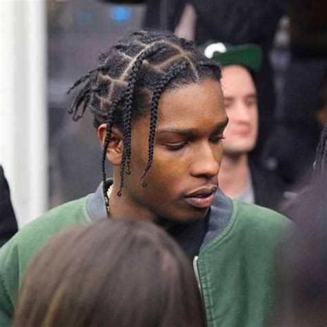 Asap Rocky Braids Mens Hairstyles Today