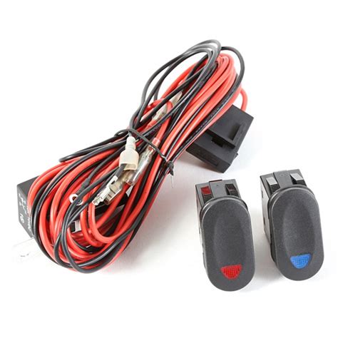 This harness is made to the original specifications and keeps you from having to make frustrating and costly modifications to your vehicle's wiring. Light Wiring Harness Kit for 2 Lights by Rugged Ridge|Midwest Jeep Willys