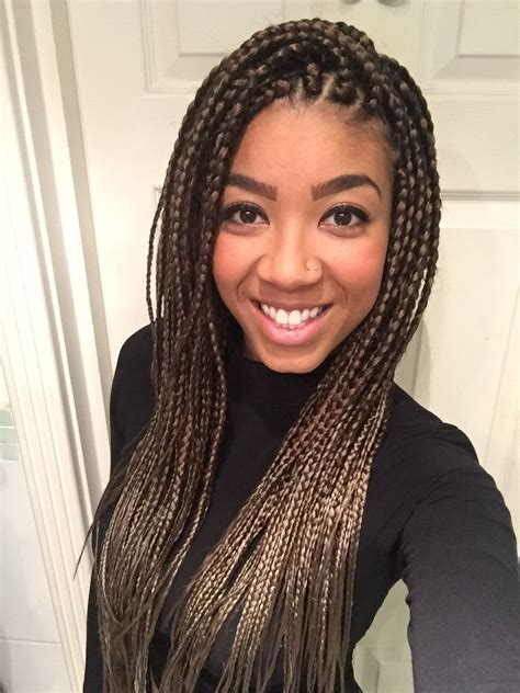 They have taken the entire planet by storm as a. Box braids! Medium long, two tone light brown/golden ...