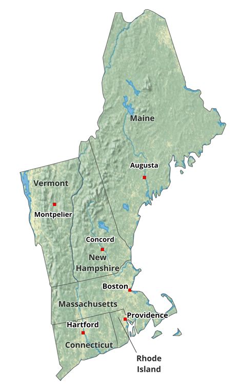 Which States Are Part Of New England Geography Realm