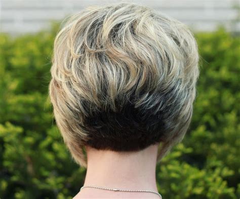 Short wedge bob hairstyle for curly hair /getty imagse. Short Wedge Haircut Photos Back View Pictures