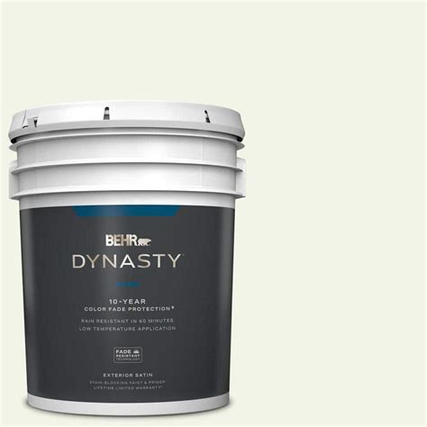 Behr Dynasty 5 Gal Gr W10 Calcium Satin Enamel Exterior Stain