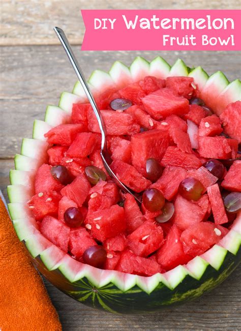Easy Watermelon Fruit Bowl For Parties And Bbqs Create Play Travel