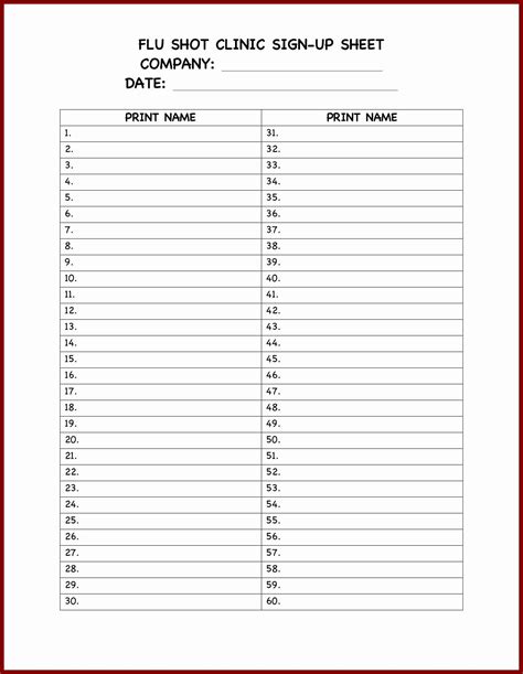 Training Sign Off Sheet Templates