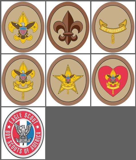 Scout Ranks Svg Vector Art For Laser Or Cnc Etsy