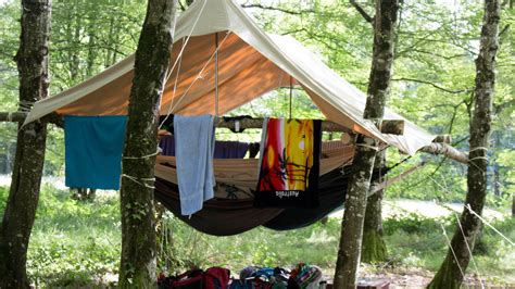 Le Hamac En Chambre à Air — Latoilescoute Tente Surélevée Tente En