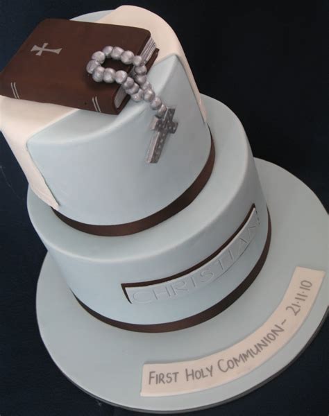 Blissfully Sweet Boys Holy Communion Cake