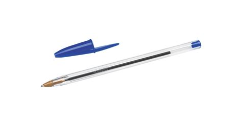 Bic Cristal Ballpoint Pens Medium 10mm Blue Ink Writing Office School