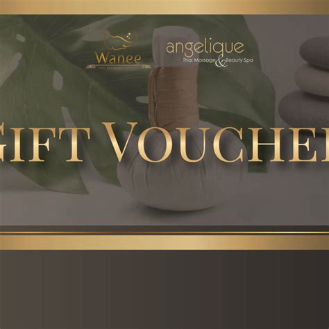 Angelique Thai Massage T Voucher Angelique Thai Massage And Beauty Spa