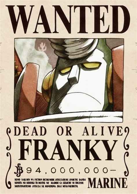 One Piece Wanted Poster Kmrilo