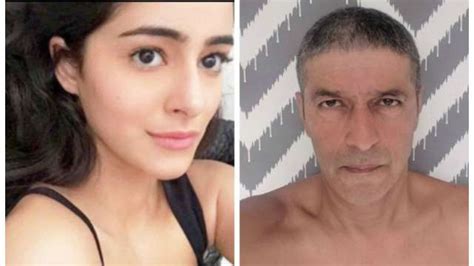 here is chunky panday s reaction to farah khan s comment ananya panday is too pretty to be his