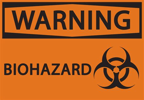 Warning Biohazard Sign - Safety Signs | Zing Green Products