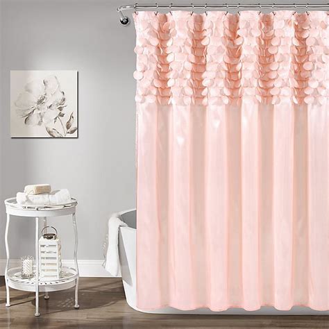 Lush Decor Lillian Shower Curtain In Brush Bed Bath And Beyond