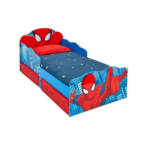 Spiderman babe Bed with Storage and Light Up Eyes Spider man Camas para niñas Diseño de