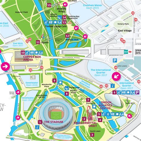 Queen Elizabeth Olympic Park Map Mike Hall