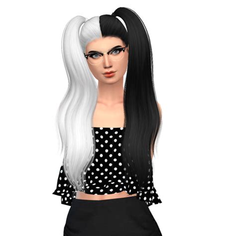 Sims 4 Black And White Hair