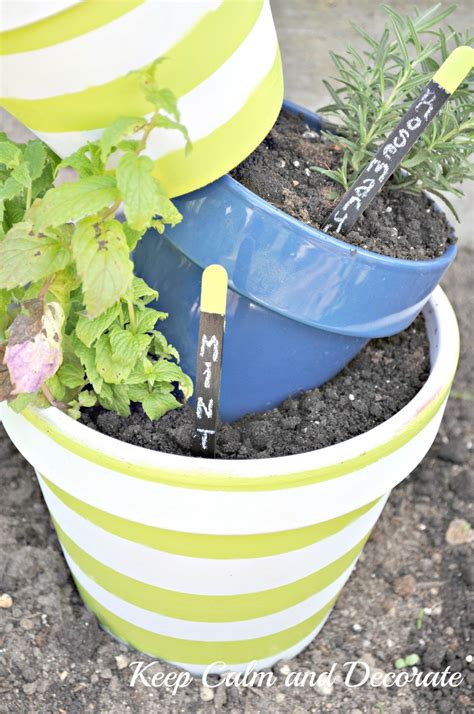 Keep Calm And Decorate Topsy Turvy Herb Garden
