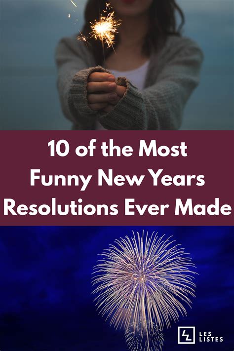 10 Of The Most Funny New Years Resolutions Ever Made
