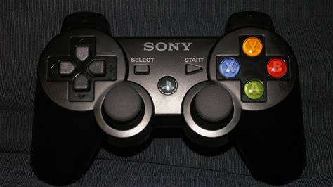 An Xbox 360 Controller Crammed Into A Ps3 Dual Shock Controllers Body