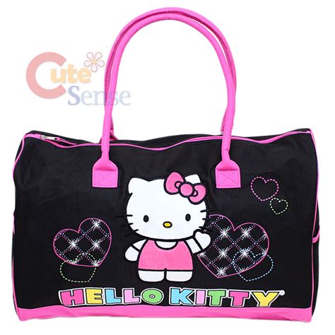 Sanrio Hello Kitty Duffle Bag Travel Gym 20 Large Ebay