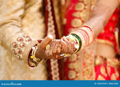 indian wedding photography groom and bride hands stock image image of henna hand 143247939