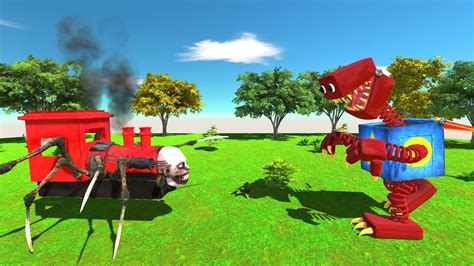 Choo Choo Charles Vs Boxy Boo Animal Revolt Battle Simulator Youtube