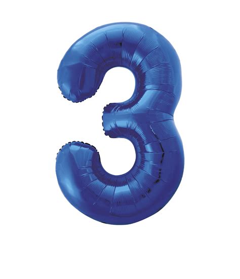 34 Giant Foil Number Blue Helium Large Balloons Birthday Party Wedding