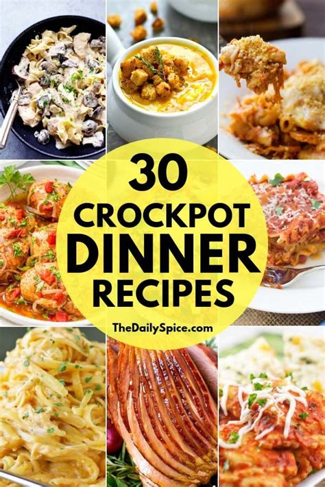 The Top 30 Crockpot Dinner Recipes That Are Easy To Make And Delicious