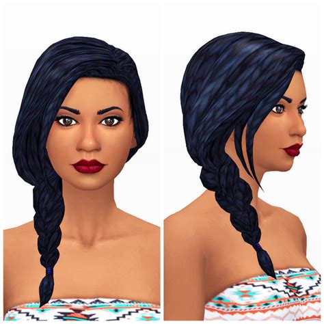 Sims 4 Cc Hair Braid