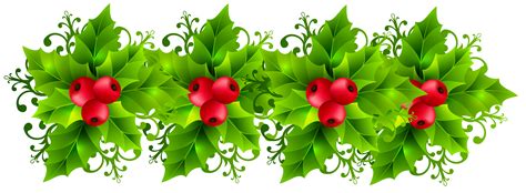 Download transparent garland png for free on pngkey.com. Christmas Holly Garland Transparent PNG Clip Art Image ...