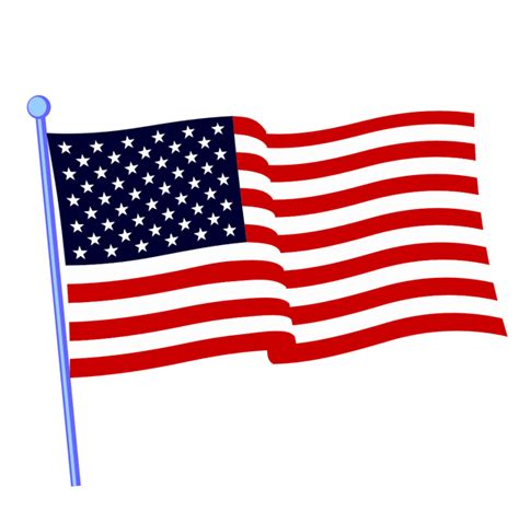 Cartoon American Flag American Flag Clip Art Free Download  Clipartix