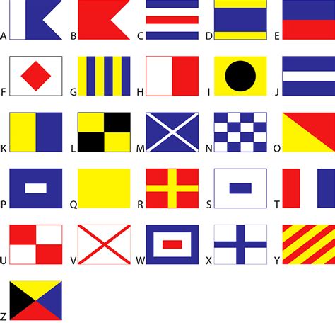 Vector Nautical Flags Public Domain Free Download Clipart Best